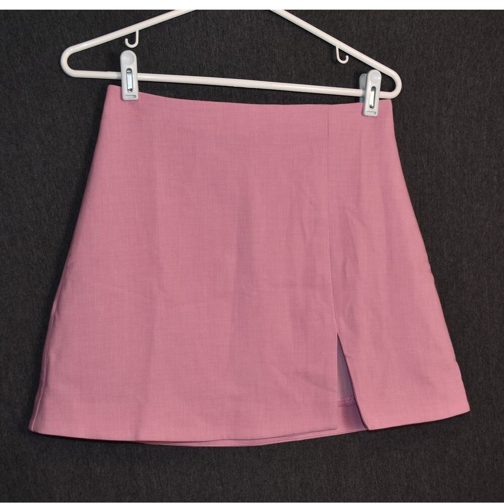NEW MAEVE by Anthropologie Women's 4 Pink Mini Skirt Side Slit NWT